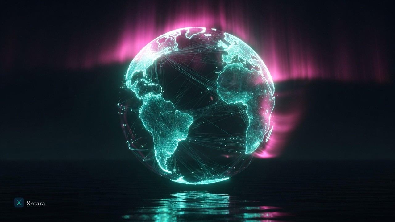 Globe en fibres optiques