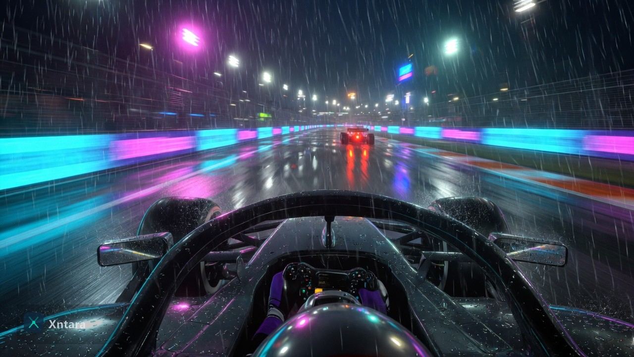 Cockpit de nuit avec reflets marque Xntara